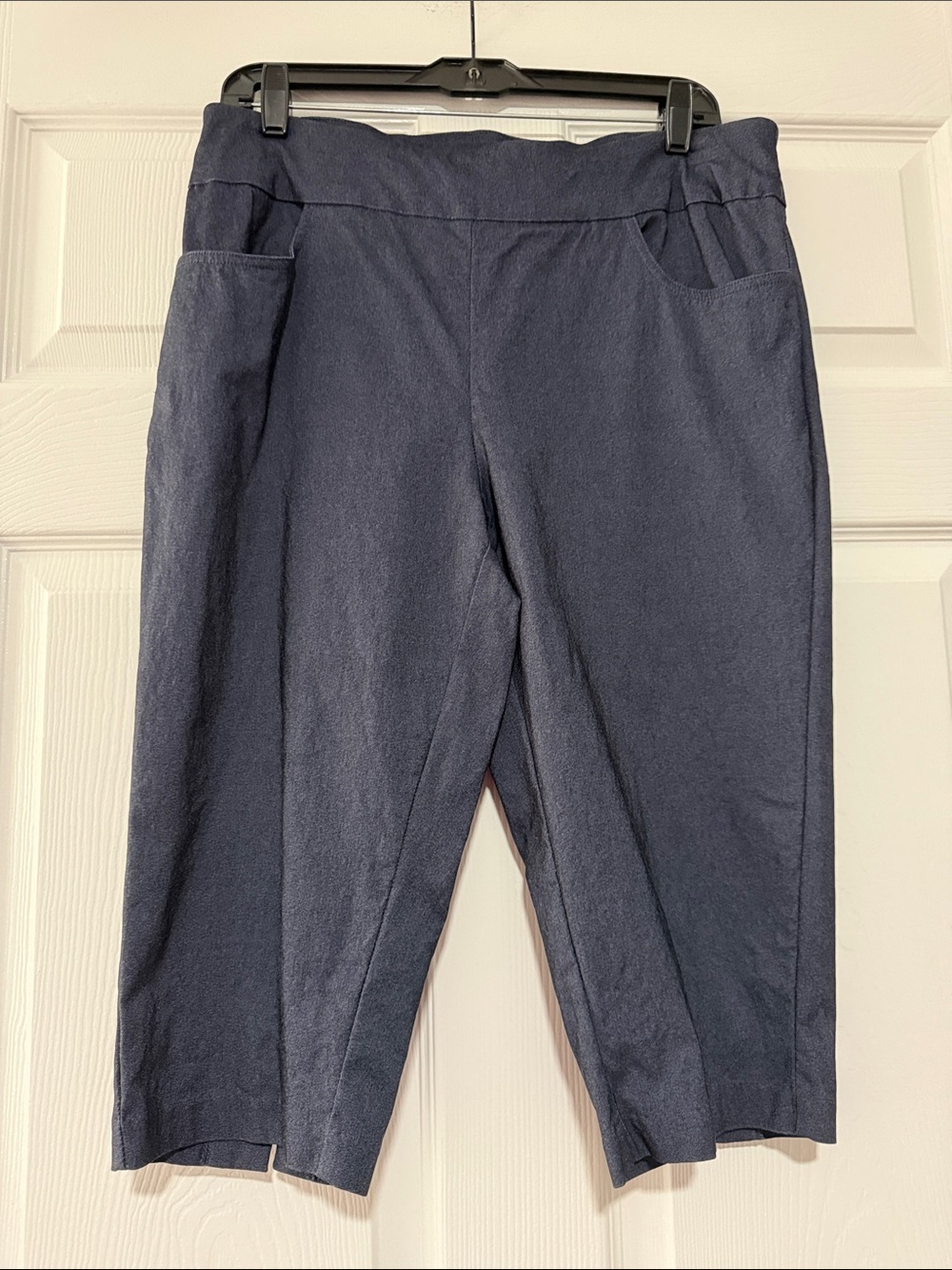 Jessica Dark Navy Bermuda Shorts with Pockets